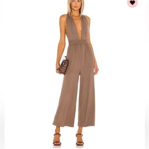 Majorelle brown jumpsuit, size M